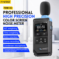 FNIRSI FDM-02 Sonomètre numérique de haute précision 30dB-130dB Sonomètre pondéré A/C Instrument de mesure du niveau sonore portable OEM