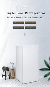 Réfrigérateur blanc à porte simple pour usage domestique et de bureau, économie d'énergie, 180L, <span class=keywords><strong>petit</strong></span> réfrigérateur vertical de table, mini-réfrigérateur de table à vendre - Product Image 5