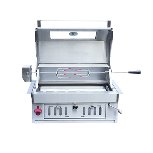 Cucina all'aperto Premium BBQ piano di lavoro regolabile In altezza lussuoso stile coreano griglia di pollo incorporato In carbonio fuoco - Product Image 4