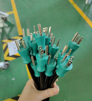 Câble d'alimentation médical de qualité hospitalière USA Green Dot Plug, 3 broches NEMA 5-15P, 3 broches C13, pour équipement médical