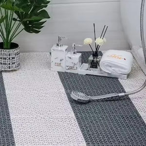 Alfombrilla moderna antideslizante de TPE para el Hogar, baño, balcón, suelo de vinilo de PVC, diseño de empalme, diseño gráfico incluido - Product Image 2