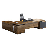 Offre spéciale Bureau de direction moderne Mobilier en bois écologique pour 2 personnes Style panneau