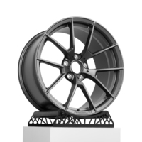 Jantes forgées en alliage d'aluminium T6061 18 19 20 pouces à double 5 branches pour voitures de course 5x112 5x114.3 5x120 5x130 pour BMW Audi Benz