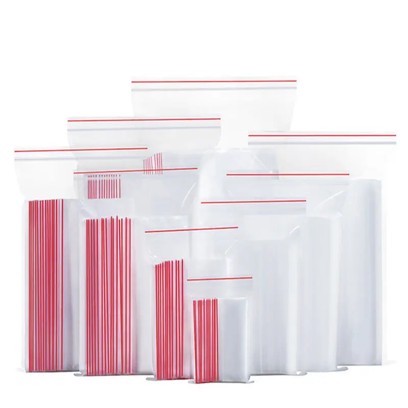 Пользовательский логотип, сумка для хранения на молнии, пакеты на молнии, прозрачные пластиковые полиэтиленовые печатные молнии для гравюры