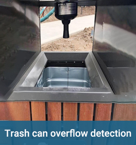 DYP-A01 הגנה אלקטרוסטטית ip67 7.5m טווח rs485 פלט פלט פסול פח אשפה חכם - Product Image 5