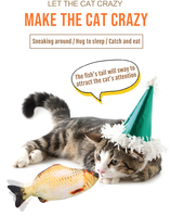 Meilleur jouet pour animaux de compagnie Kicker Fish réaliste en peluche interactif drôle jouet pour animal de compagnie électrique poisson en mouvement