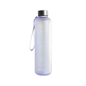 Botella de Agua de Plástico Ecológica, Irrompible, Libre de BPA, de 1000 ml, con Logotipo Personalizado, Recubrimiento de Tipo Prensado Directo, Estilo Promocional - Product Image 5