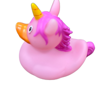 Jouet de bain en forme de canard en vinyle - Figurine de canard en caoutchouc de dessin animé pour la décoration de la salle de bain et cadeau amusant