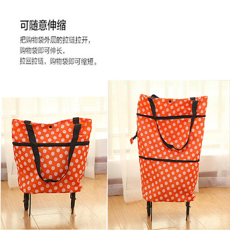 Orange à pois blancs