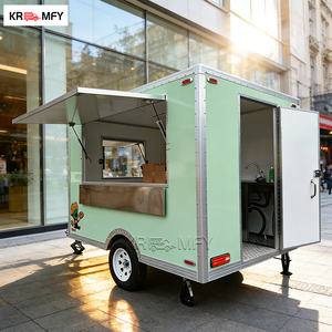 Remolque de cocina móvil de 2 ruedas, tipo carrito de comida callejero, contenedor de dulces de 3m - Product Image 5