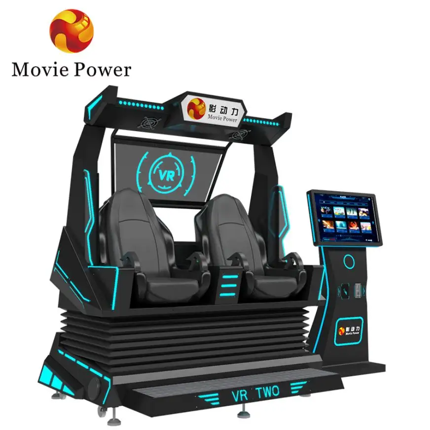 Vr Amusement Ride 9D Virtual Reality Simulator Virtual Reality Shooting Platform Vr Game Machine