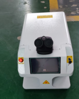 Nouvelle machine de soudage laser YAG de bureau 200W pour bijoux, refroidie par eau, microscope 10X, facile à utiliser, garantie 1 an pour l'or et l'argent