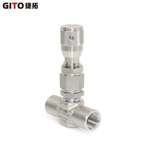Válvula de Control de Acero Inoxidable SS316L de Alta Precisión con Rosca Interna NPT de 1/4'', Válvula de Medición de Gas de Ajuste Fino de Paso Directo - Product Image 4