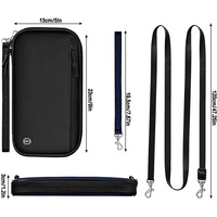 Sac organisateur de voyage avec pochette suspendue pour le cou bandoulière bandoulière Protection des documents porte-carte-pour les voyages à l'étranger
