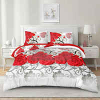 Großhandel Kanada Amerikanischer Markt 4-teiliges Cal-King Fleece Borrego Sherpa Decken-Set 1 Spannbettlaken 2 Kissenbezüge 1 Bettdecke