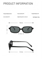 Lunettes de soleil carrées personnalisées pour femmes avec logo sur mesure – Tendance PC