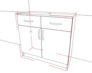 China Manufacturer <strong>Small</strong> <strong>Wood</strong> Two Door Office Storage Cabinets File <strong>Cupboard</strong> with Competitive Price - Product Image 6