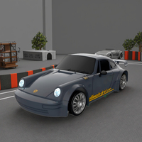 Mini 1:64 de alta velocidad remoto RC Drift Car 2,4G simulación de carreras de escritorio juguetes de Metal con cargador USB regalo perfecto