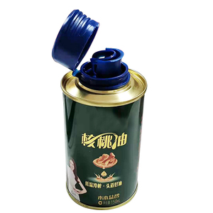 Lon thiếc có nắp đậy 24mm lọ mũ nhựa kéo ra khỏi nắp, kéo lên nắp cho kim loại <span class=keywords><strong>tin</strong></span> có thể dầu ô liu - Product Image 5