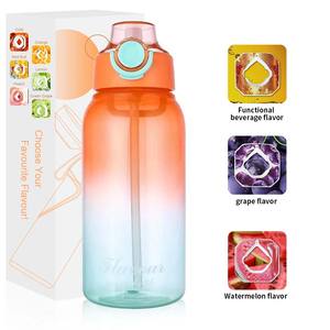 Bouteille d'<span class=keywords><strong>eau</strong></span> aromatisée grande capacité 1L avec capsules de saveur, parfum de fruits, boisson directe, anti-fuite, sans danger pour les aliments, ensemble de démarrage, gobelet - Product Image 1