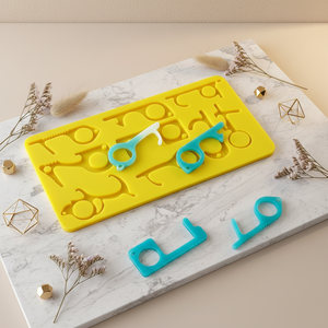 Moldes de Silicona para Resina y Yeso, Moldes Creativos con Forma de Llave para Manualidades - Product Image 3