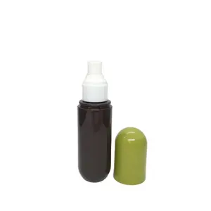 RUIPACK OEM 80ml PET bottle capsule plastic Pill Capsule Shaped Cosmetic Spray Pump Bottles