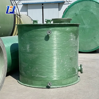 Tanque Agitador de Fibra de Vidrio GFRP FRP para Fluidos Ácidos, Alcalinos y Corrosivos FT-AT1