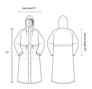 Impermeable Largo de EVA con Logotipo Personalizado, Resistente al Viento, Reutilizable, Translúcido, para Trabajos de Construcción, Seguridad, Regalos Promocionales - Product Image 2