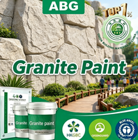 Peinture anti-âge à base de pierre naturelle, texture granit, pour la rénovation des façades de bâtiments de grande hauteur, hydrofuge, couleur stable