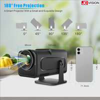 Projecteur portable plein écran hd vidéo mini LCD smart Portable projecteur home cinéma android 4k 1080p