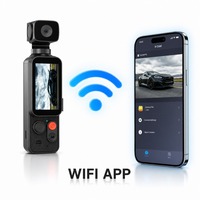 Videocámara Portátil de Mano 4K con Sensor OV8865, DV de Bolsillo, Batería de 900 mAh, Interfaz Tipo-C, Conectividad WiFi, Cámara de Acción 1.9