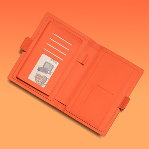 Kinh Doanh chương trình nghị sự PU da Tạp Chí biểu tượng tùy chỉnh máy tính xách tay Bộ quà tặng với chai và bút - Product Image 4