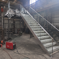 Escalera Personalizada para Proyectos Residenciales, Comerciales y Hoteleros, Exportación a Granel, Directo de Fábrica en China