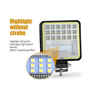 <span class=keywords><strong>Projecteur</strong></span> <span class=keywords><strong>LED</strong></span> carré 126W 42 12V 24V DRL, antibrouillard pour voiture, camion, SUV, 4WD, 4x4, bateau, VTT, Jeep, <span class=keywords><strong>tracteur</strong></span> - Product Image 5
