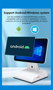 Máquina POS todo en uno de 15 pulgadas con sistema Android y Windows, caja registradora con pantalla para el cliente - Product Image 5