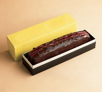 Scatola in Carta Nera Opaca Premium per Dessert: Dove il Contrasto Cromatico e la Struttura Robusta Creano un Doppio Regalo per Occhi e Palato