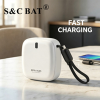 Chargeur portable 10000 mAh en gros, batterie externe avec logo personnalisé, charge rapide pour téléphone portable, idéal pour cadeaux, commande en gros, OEM