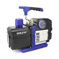 Pompe à vide intelligente à double étage DSZH WK-10BM avec manomètre HVAC OEM 10,5 CFM 297 L/MIN pour climatiseurs et aspirateurs intelligents
