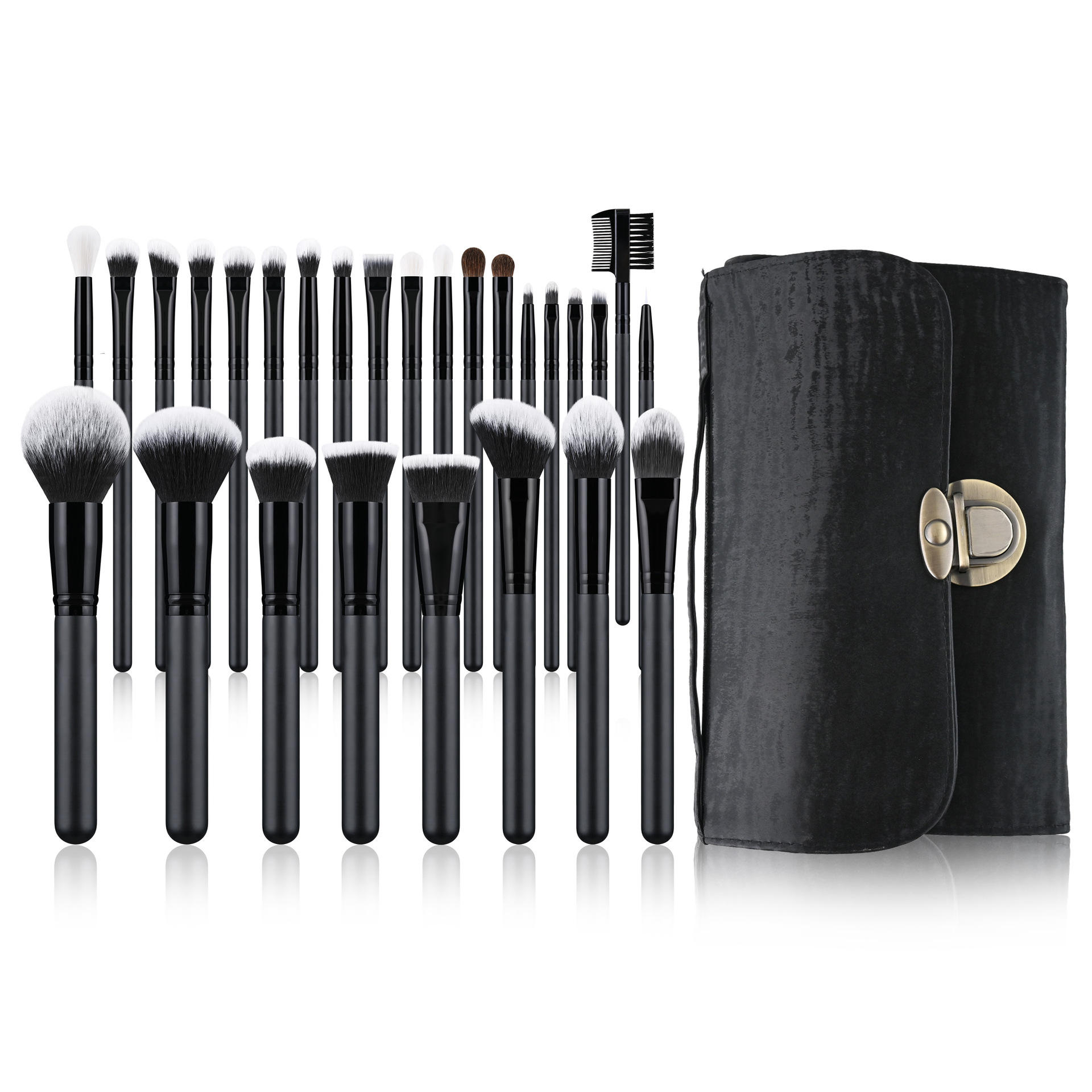 กระเป๋าหนังเสือสีดำ