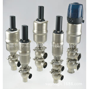 Válvula Direccional Neumática Tipo Bola LL, Sanitaria para Agua, Personalizable OEM - Product Image 2