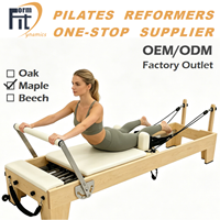 Formfit Reformer de Pilates en Bois d'Érable Réglable, Machines de Pilates Reformer