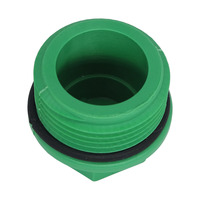 LK-206 vente d'usine, couleur vert blanc, filetage de haute qualité, fiche mâle, raccord d'extrémité, raccords