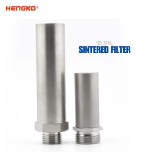 Lọc sintered HENGKO chống ăn mòn SS316L, tùy chỉnh, 0.1 micron, dùng cho lọc trong luyện kim - Product Image 3