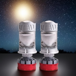 ไฟหน้าโปรเจคเตอร์ Sanvi P100 H4 LED 12V รุ่นใหม่ 6000lm 6500K เลนส์สีขาวขนาดเล็ก สำหรับรถยนต์ออดี้ - Product Image 5