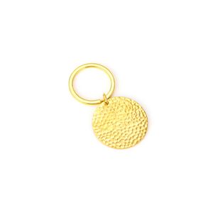 Malleolar Stria Keychain Blank Personalized <b>Custom</b> Laser Engrave Logo Pet Tags Silver Black Stainless Steel Ronud Metal Keyring - Product Image 6