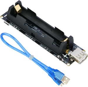 V3 Shield 1 Battery Holder Development Board - 3V/<b>1A</b> & <b>5V</b>/2A <b>USB</b> Battery Charging Module, Compatible with 18650 Power Bank - Product Image 3