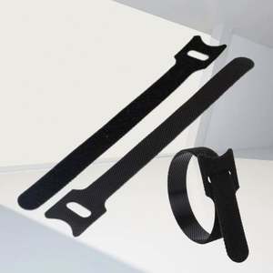 Al por mayor Bridas de nailon ecológicas reutilizables, autoadhesivas de doble cara, ajustables, lavables, con cierre de gancho y bucle de doble cara - Product Image 4