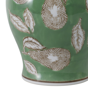 Vaso Decorativo in Ceramica con Design a Pera Verde per Soggiorno, Ufficio e Arredamento Casa - Product Image 5