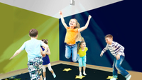 Effet incroyable !!! Version de base de projection interactive au sol/projecteur de sol interactif avec jeux de voiture interactifs