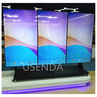Afficheur numérique sur pied de 86 pouces, écran LCD 4K, publicité SDK, construction en plastique pour utilisation dans les centres commerciaux, animation, garantie de 3 ans